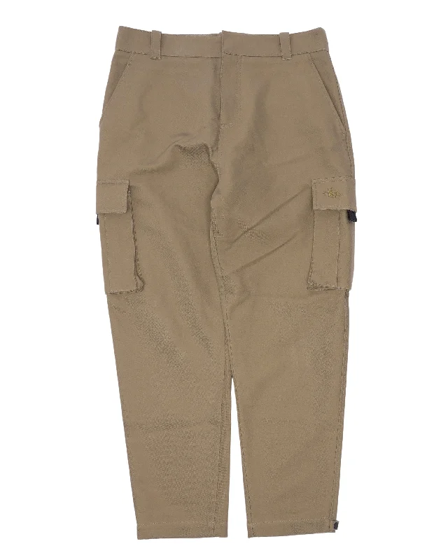Cactus Jack Embroidered Cargo Pants Wide-Legged Palazzos