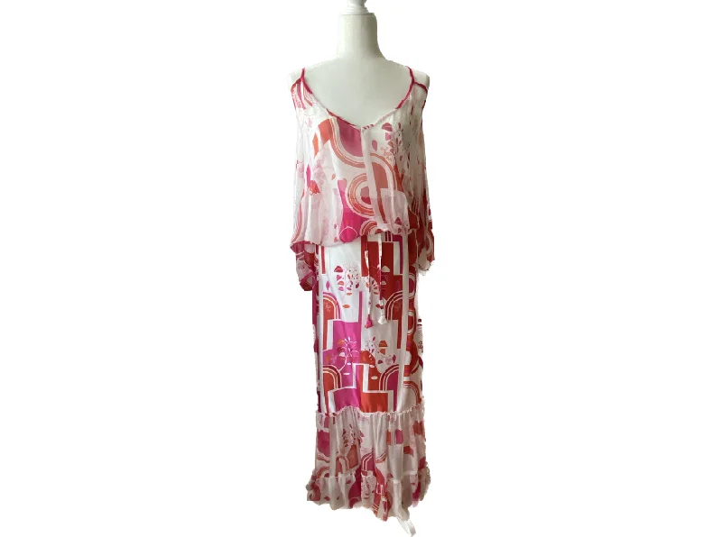 Lolita Jaca St. Barth Silk Top & Skirt belted skirt waist