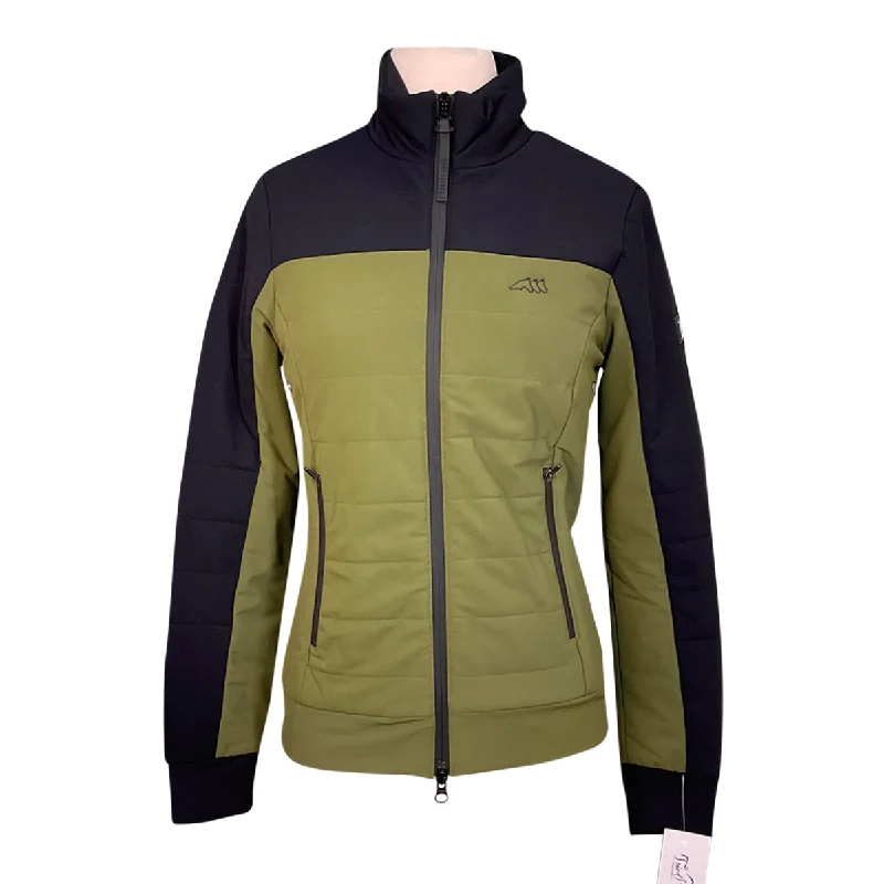Equiline Nabel Softshell Jacket in Olive - Women's XS Nylon Jacket Polyester Jacket Spandex Jacket