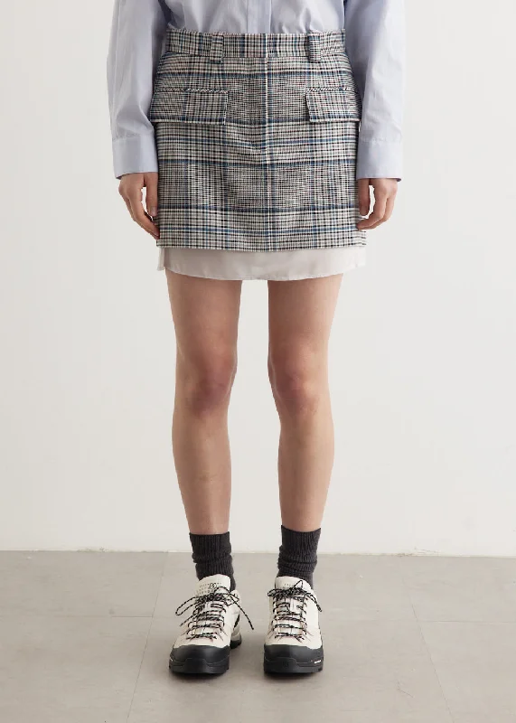 Shiva Skirt leather skirt refined