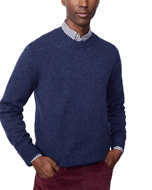 J.McLaughlin Ollie Angora & Wool-Blend Sweater Print Jacquard Patchwork