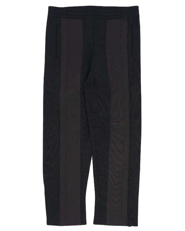 Color Blocked Track Pants Formal Wide-Leg Pants