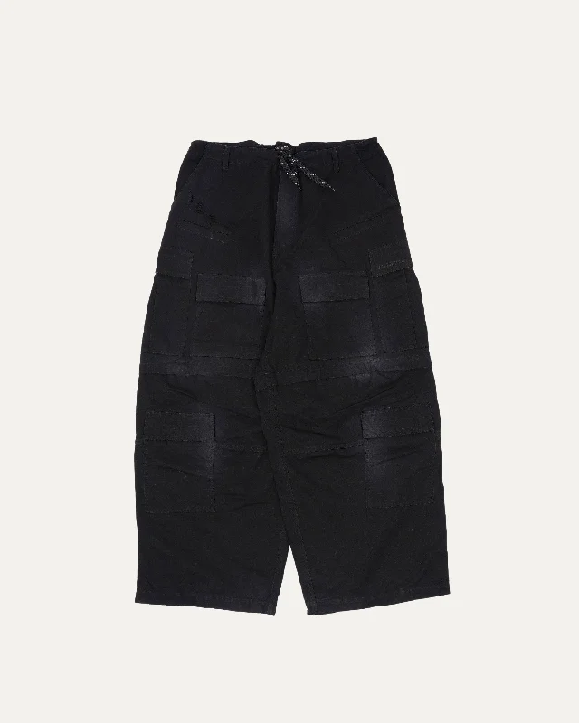 Large Cargo Pants Cozy Knit Pants