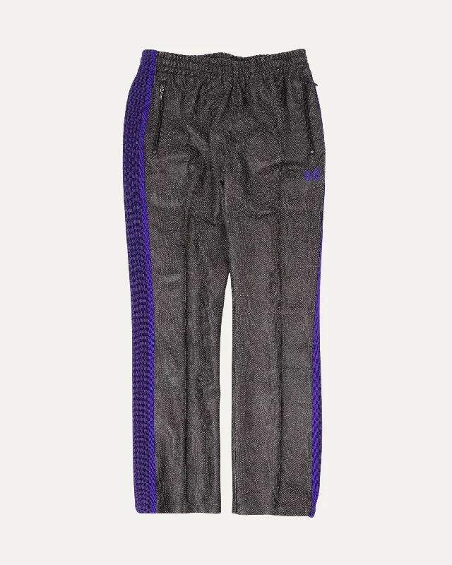 Synthetic Python Skin Track Pants Casual Track Pants