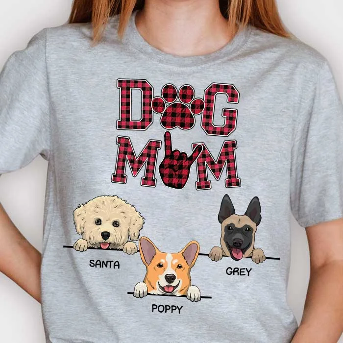 Dog Mum - Personalized Dog Unisex T-shirt