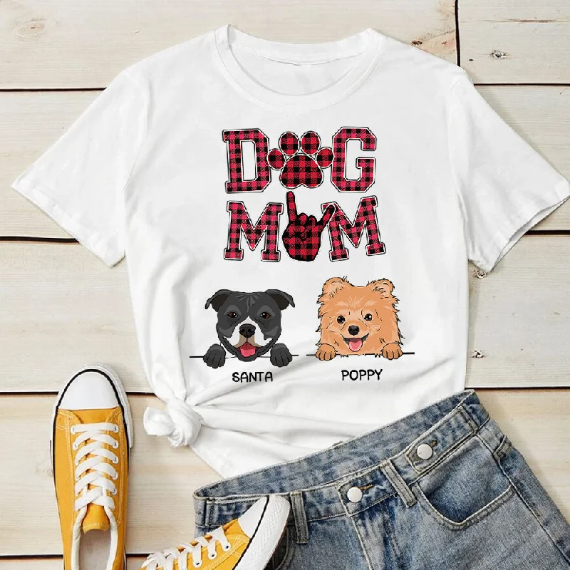 Dog Mum - Personalized Dog Unisex T-shirt