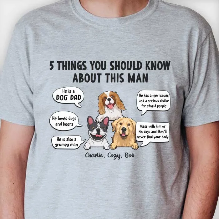 Five Things You Should Know About This Woman - Mother's Day Gifts, Gift For Dog Mom, Personalized Unisex T-shirt, Hoodie