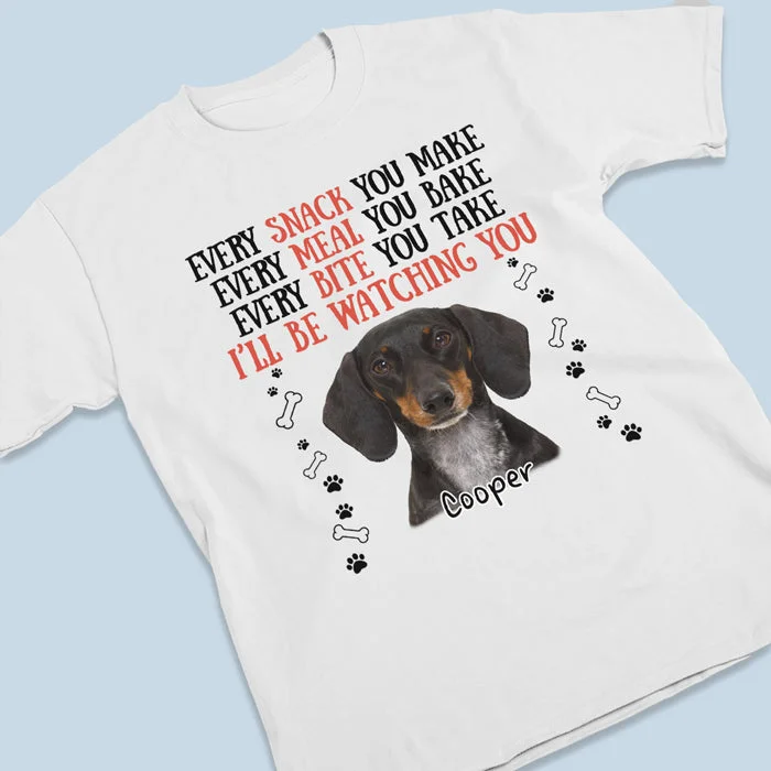 I’ll Be Watching You, Human - Dog Personalized Custom Unisex T-shirt, Hoodie, Sweatshirt - Upload Image, Christmas Gift For Pet Owners, Pet Lovers