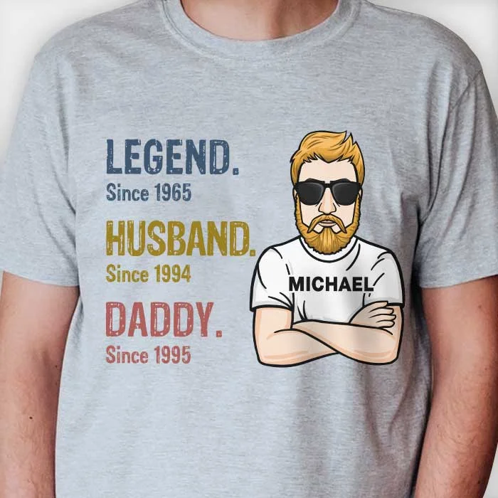 Legend Daddy - Personalized Unisex T-Shirt