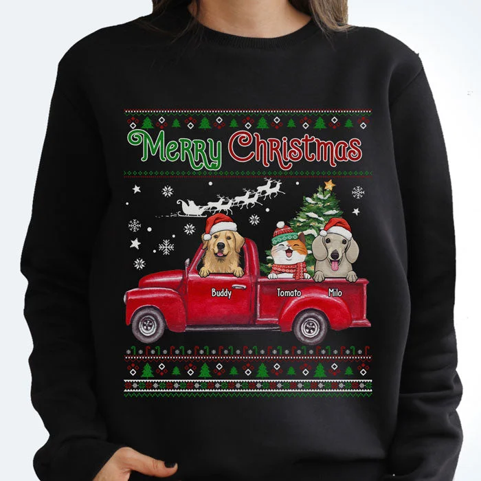 Merry Christmas - Personalized Custom Unisex T-shirt, Hoodie, Sweatshirt - Gift For Pet Lovers, Christmas Gift