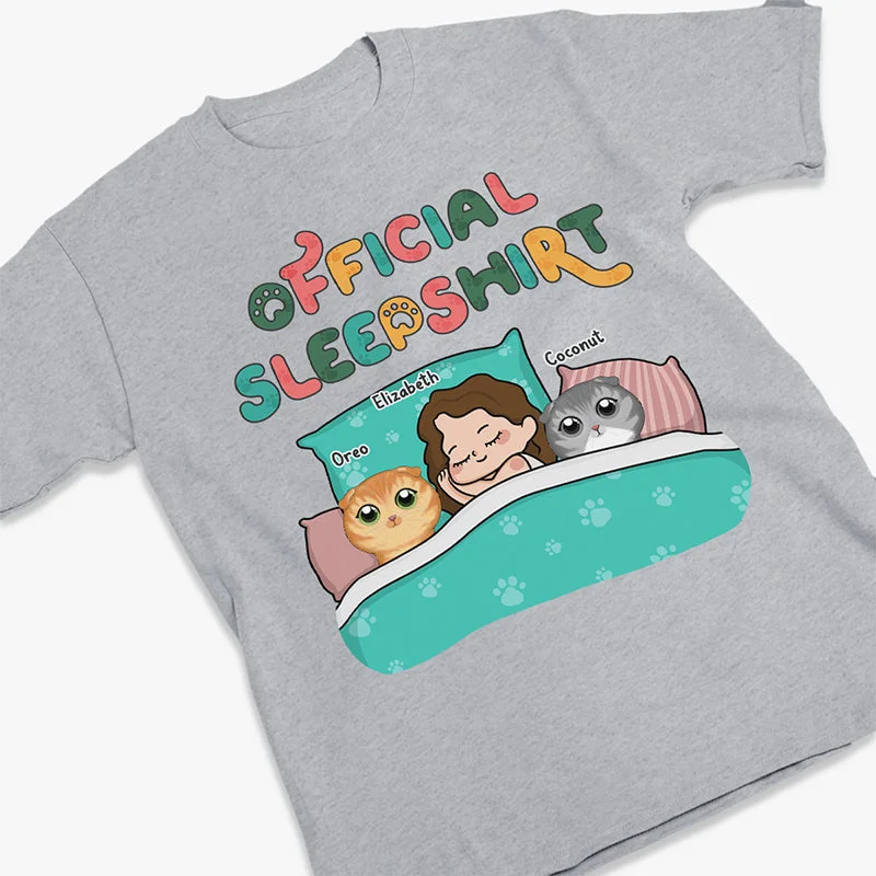 Sleepy Cat Time - Cat Personalized Custom Unisex T-shirt, Hoodie, Sweatshirt - Gift For Pet Owners, Pet Lovers