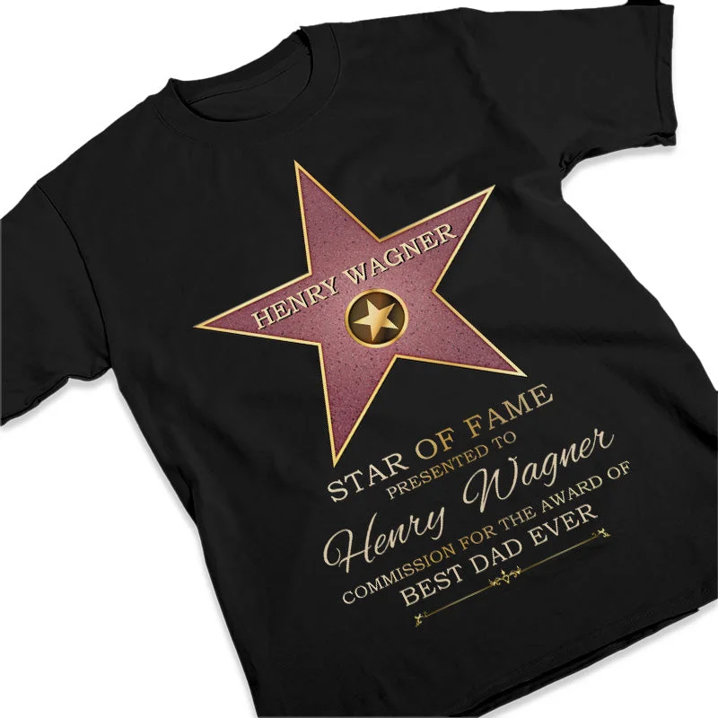 Star Of Fame - Family Personalized Custom Unisex T-shirt, Hoodie, Sweatshirt - Mother's Day, Birthday Gift For Mom