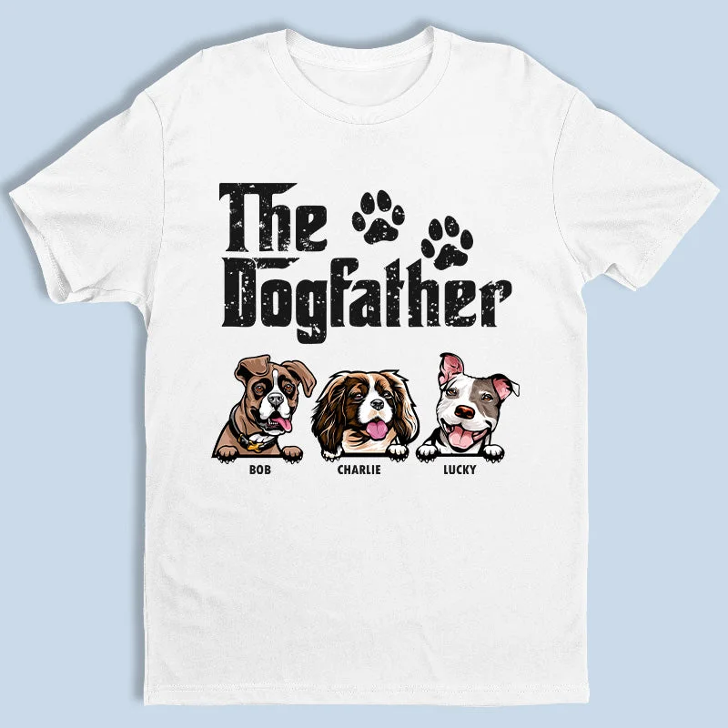 The Best Dogfather Ever - Dog Personalized Custom Unisex T-shirt, Hoodie, Sweatshirt - Father's Day, Gift For Pet Owners, Pet Lovers