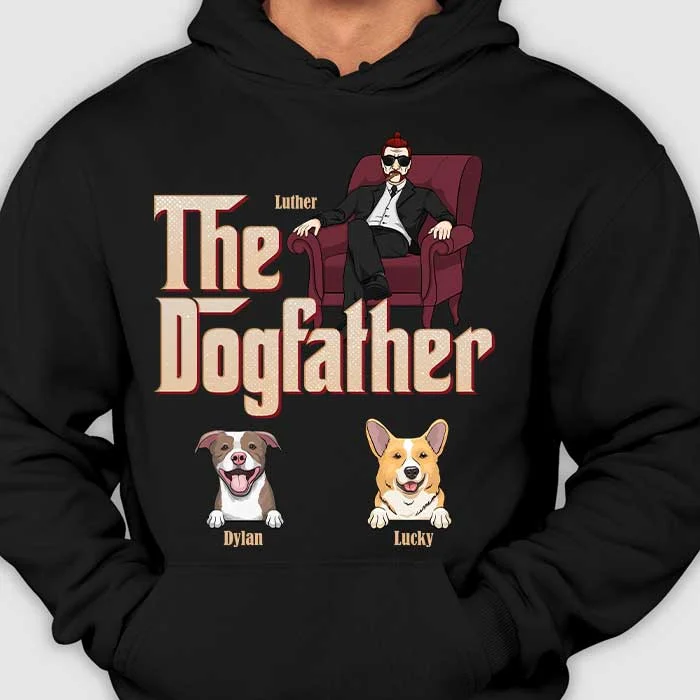 The Dogfather - Personalized Unisex T-Shirt, Hoodie - Gift For Dad