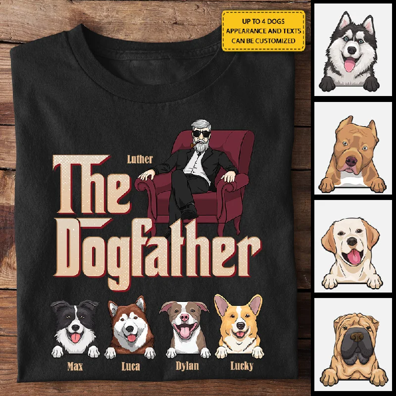 The Dogfather - Personalized Unisex T-Shirt, Hoodie - Gift For Dad