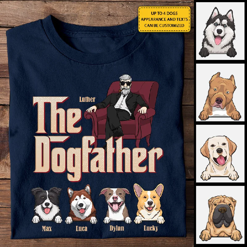 The Dogfather - Personalized Unisex T-Shirt, Hoodie - Gift For Dad