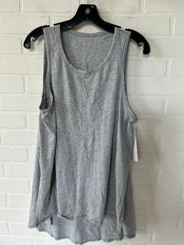 Grey Athletic Tank Top Lululemon, Size L