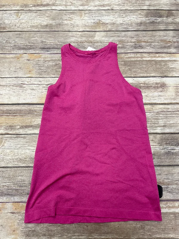 Pink Athletic Tank Top Lululemon, Size 8