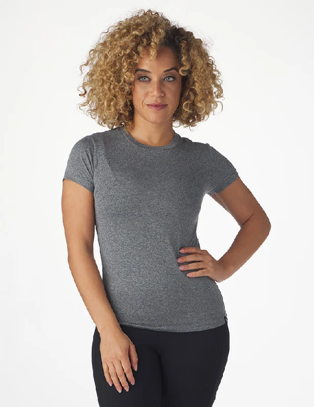 Simplicity Tee: Black Heather