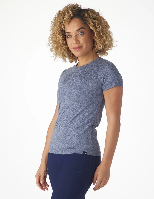 Simplicity Tee: Indigo Heather