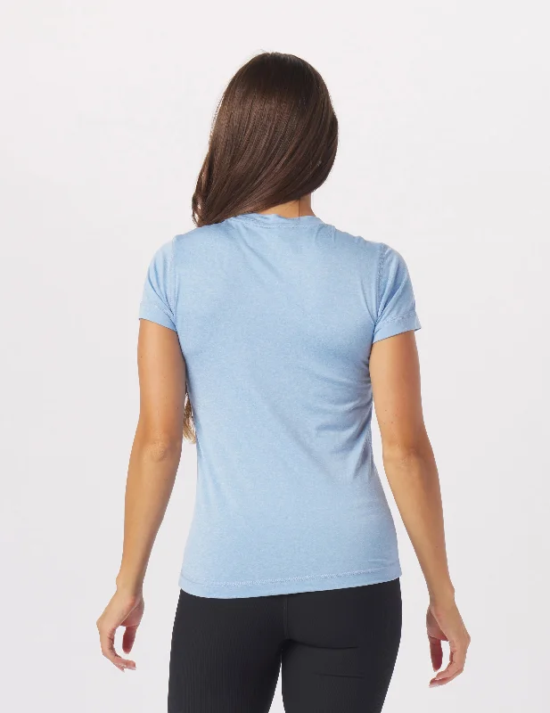 Simplicity Tee: Ice Blue Heather