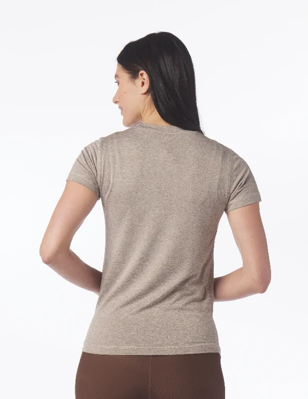 Simplicity Tee: Mocha Heather