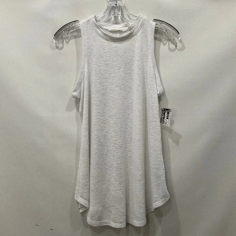 White Athletic Tank Top Athleta, Size Xs