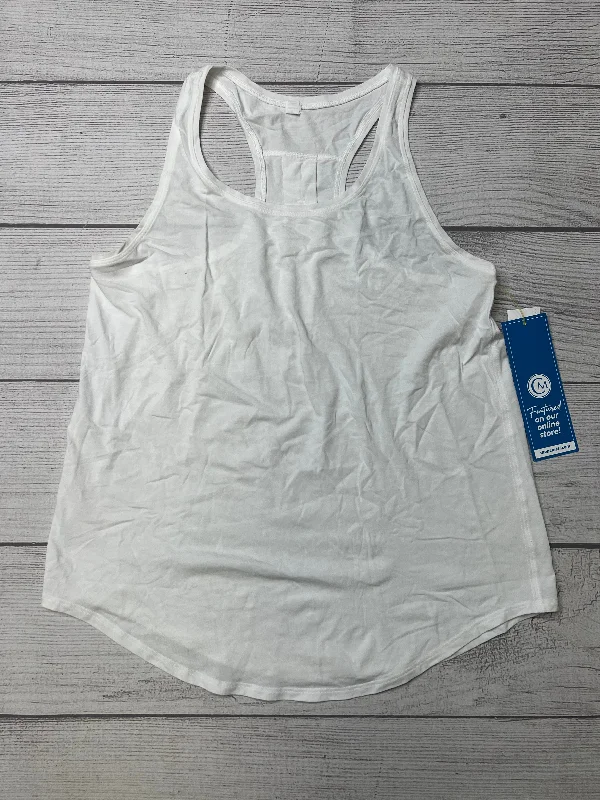 White Athletic Tank Top Lululemon, Size M