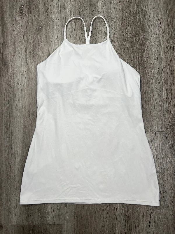 White Athletic Tank Top Lululemon, Size S