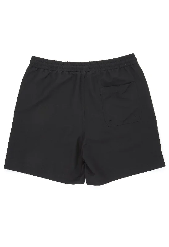 Carhartt WIP Chase Swim Trunks - Black / Gold