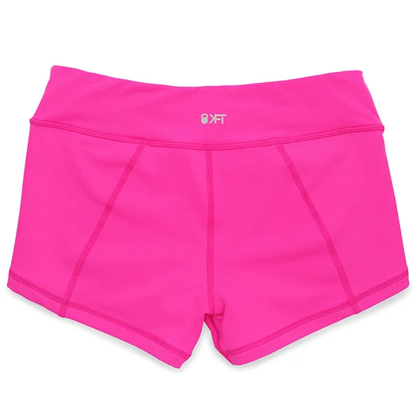 High-Rise Keep Moving Lined Shorts - Brightest Pink