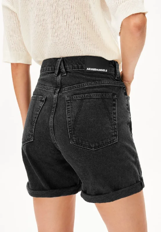 Jeans Shorts SHEAARI ebony black | ARMEDANGELS