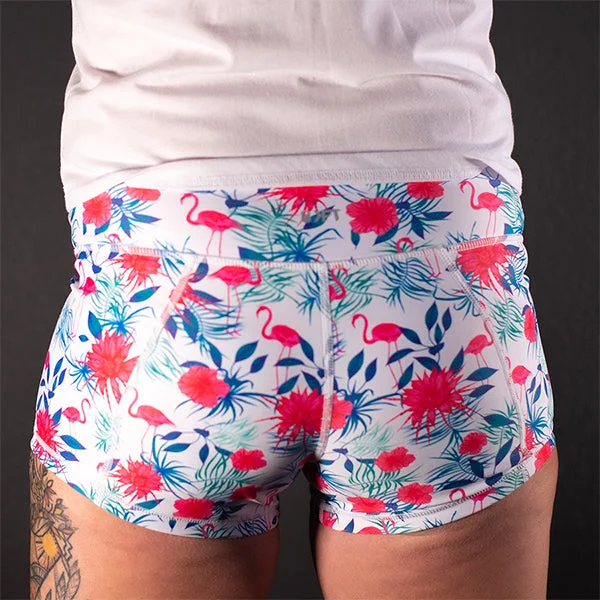 Keep Moving Lined Shorts - Flamingo