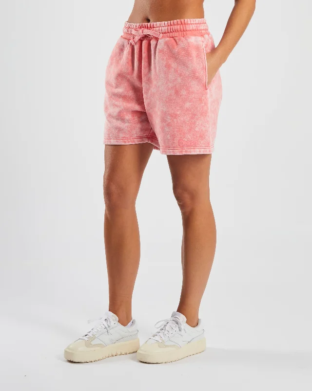 Chambray Short Washed Blush