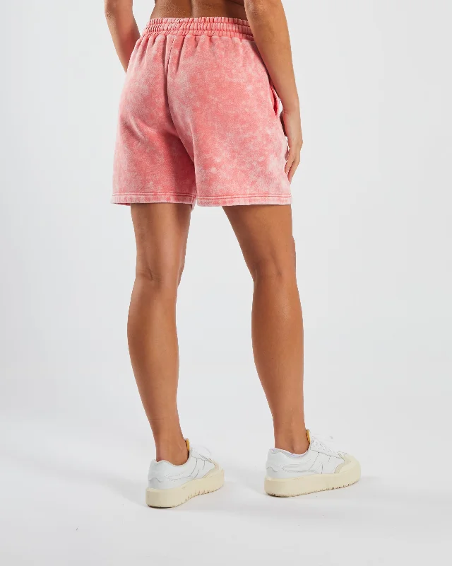 Chambray Short Washed Blush