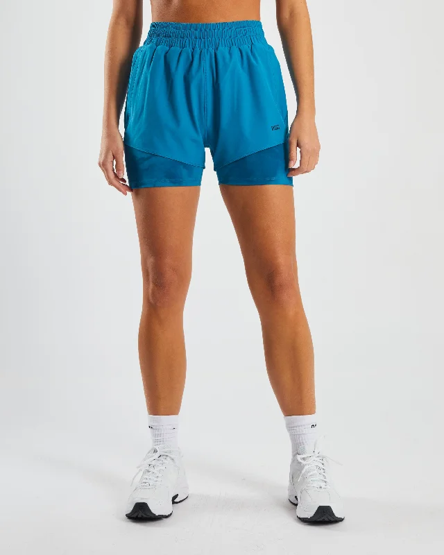 Claudine Short Marine Teal