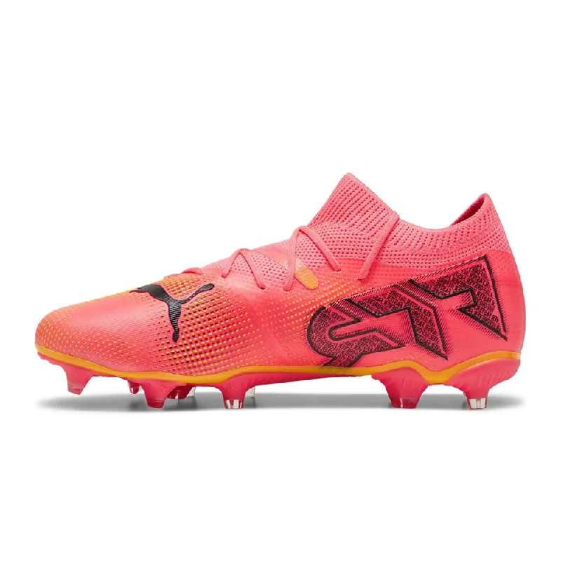 Puma Future 7 Match FG/AG Womens Football Boots (Sunset Glow/Black/Sun Stream)