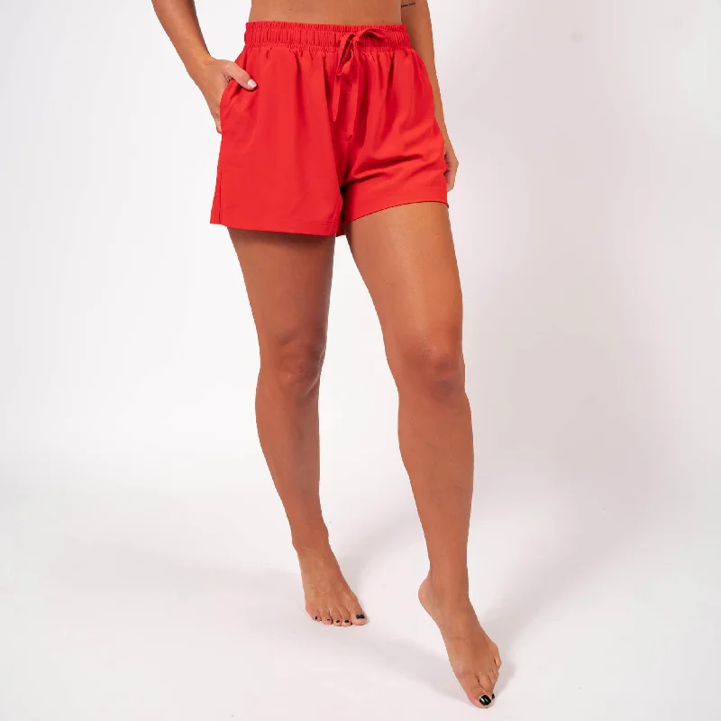 Red Lounge Shorts