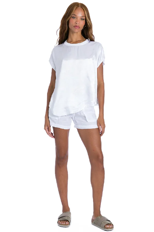 Slouchy Cargo Linen Short