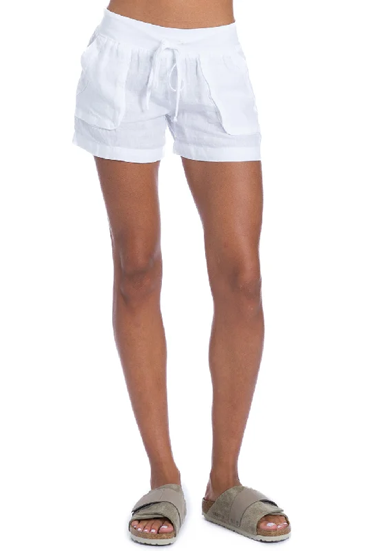 Slouchy Cargo Linen Short