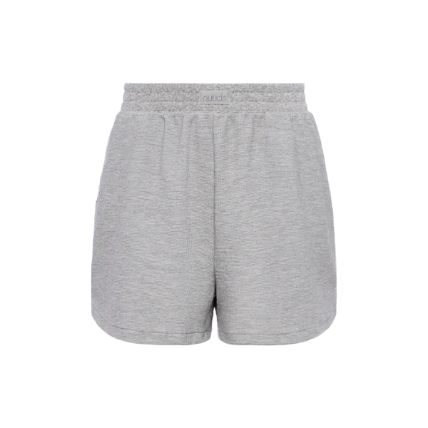 Sporty Waffle Shorts | Heather Grey