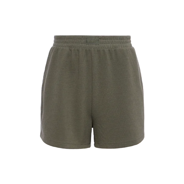 Sporty Waffle Shorts | Olive