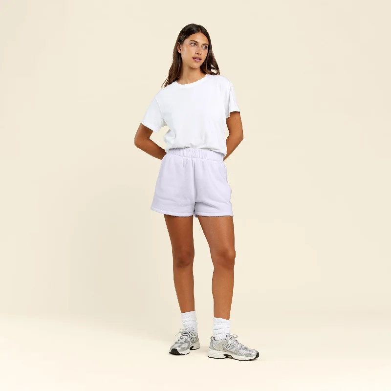 Vintage Fleece Shorts | Lilac