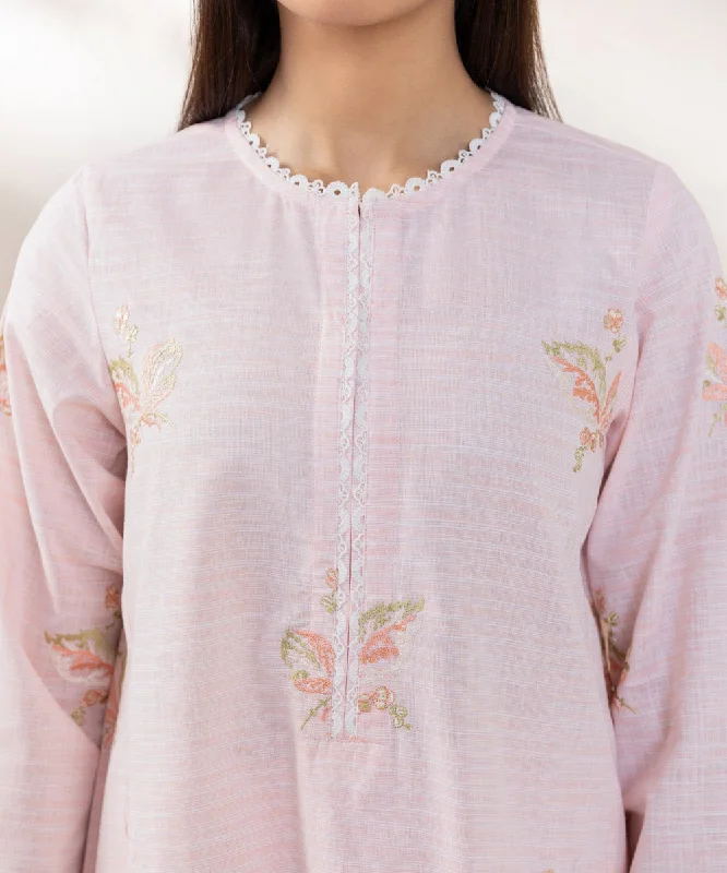 Embroidered Yard Dyed Shirt