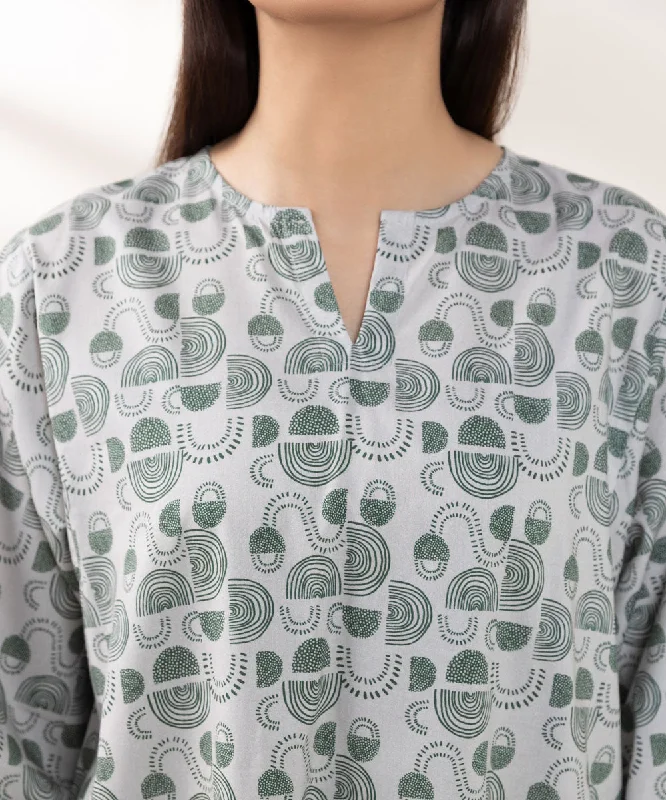 Printed Cotton Viscose Shirt