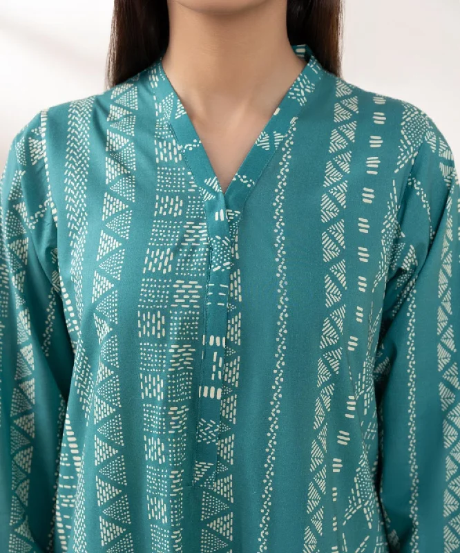 Printed Cotton Viscose Shirt