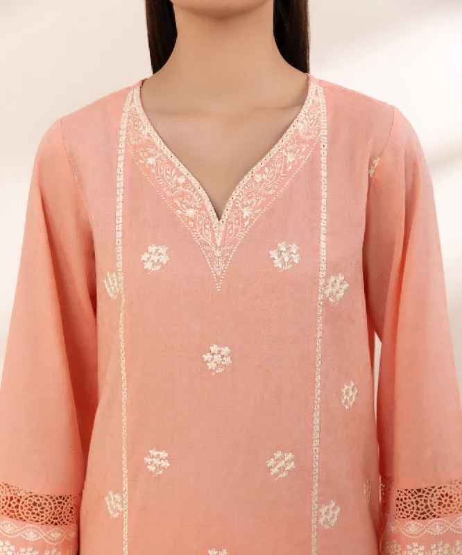 Embroidered Cotton Jacquard Shirt