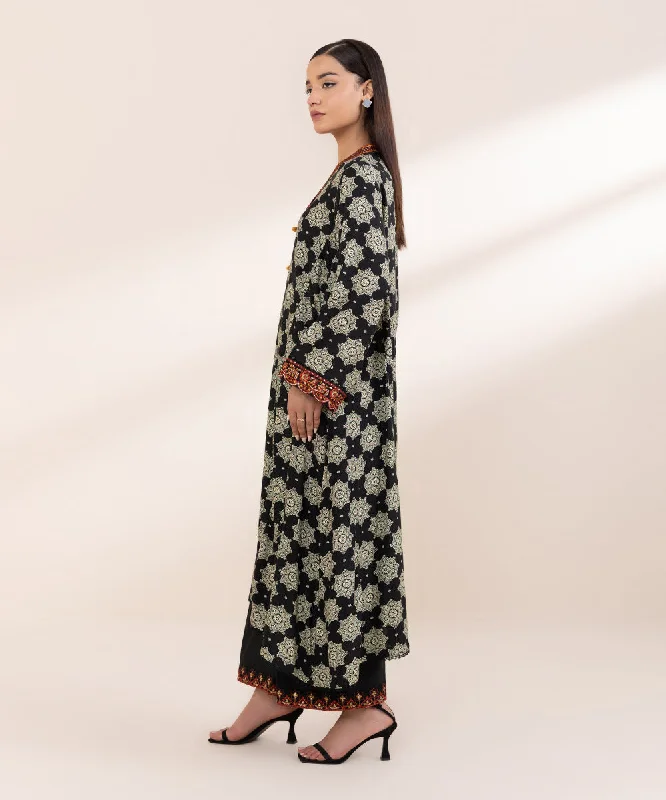 Embroidered Arabic Lawn Shirt