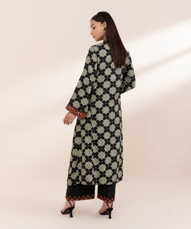 Embroidered Arabic Lawn Shirt