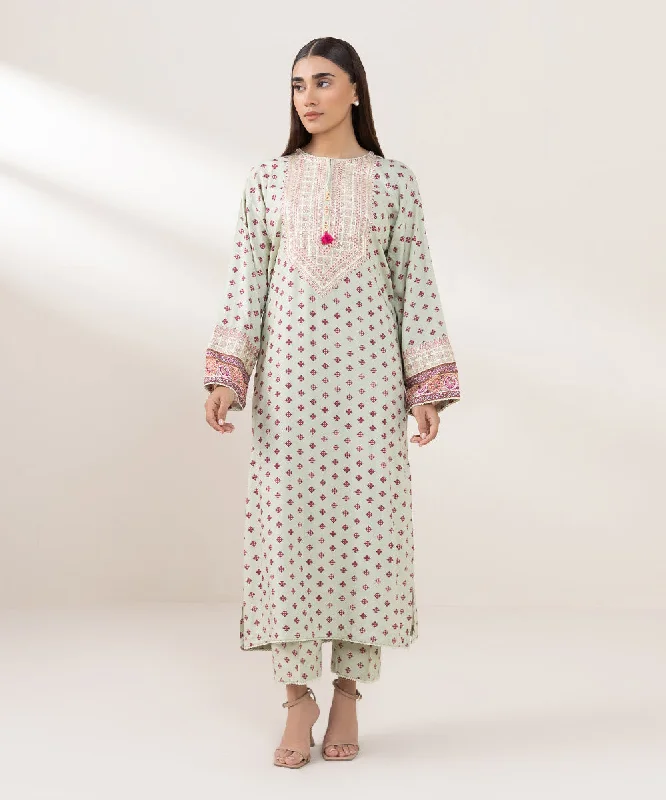 Embroidered Arabic Lawn Shirt